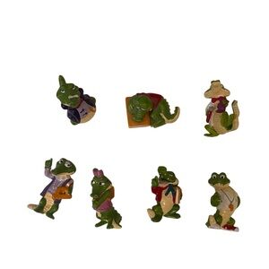 KINDER SURPRISE SET (8) CROCO
SCHOOL CROCODILES 1991 VINTAGE